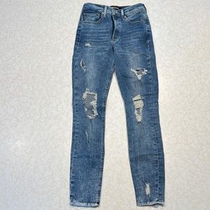 High Rise Express stretch ankle leggings.